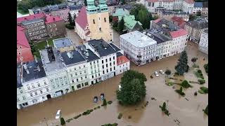 Floodwaters Devastate Polish Town as Heavy Rain Hits Region [upl. by Schaaff]