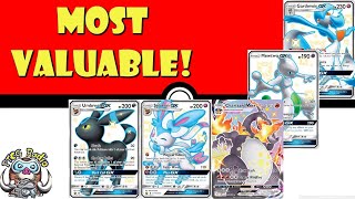 Top 10 Most Valuable Shiny Pokémon TCG Cards Most Expensive Time to Invest [upl. by Champagne]