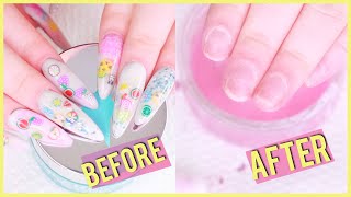 How I remove acrylic nails at home [upl. by Dwayne]