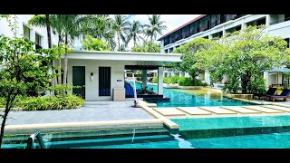 DoubleTree Phuket Banthai Resort Thailand  Review of King Premium Pool Access Room 1145 [upl. by Aziul680]