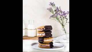 Blueberry ice cream sandwich [upl. by Adnilra]