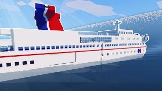 CRUISE SHIP TSUNAMI SURVIVAL  Stormworks Multiplayer Gameplay  Sinking Ship Survival [upl. by Albarran]