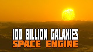 Introduction Tutorial to Space Engine whilst Exploring 100 Billion Galaxies [upl. by Hnahym]