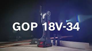 Bosch  18V Multi Cutter  GOP 18V34 [upl. by Navonod522]