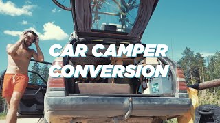 Car camper conversion  Mercedes S124 1993  Lars The Viking [upl. by Hendrika]