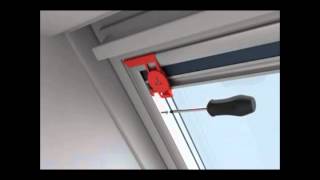 VELUX Blinds Installation  VELUX Window Blinds Roofing How To [upl. by Nemzaj]