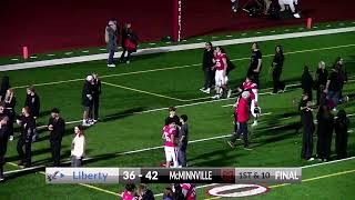 McMinnville High School vs Liberty High School Football Oct 4 2024  YamhillTodaycom and KLYC… [upl. by Gerta]