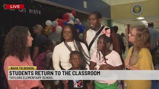 Greenville County School District fully staffed with teaches on first day of class [upl. by Ajnot]