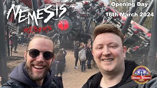 Nemesis Reborn March 16th 2024  Alton Towers [upl. by Heidi]