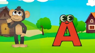 A B C D Alphabet letter Learning Video For Kidsabcd बच्चे सीखें बड़े ही आसानी से [upl. by Atnes]