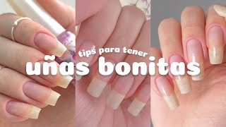 20 TIPS PARA TENER UÑAS LARGAS FUERTES Y BONITAS 💅🏻💓  softly [upl. by Low]