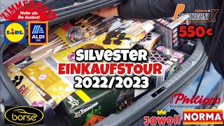 SILVESTER EINKAUFSTOUR 202223😍🔥  550€  MD Fireworks [upl. by Ardnaskela]