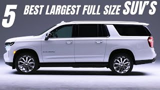 5 LUXURY LARGEST 3ROW SUVs in 2025 [upl. by Kistner]