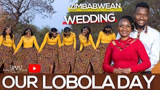 Our Lobola  Roora day  Traditional Zimbabwean Wedding [upl. by Arannahs]