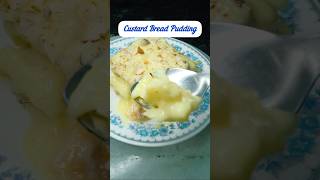 Custard Bread Pudding shorts ytshorts youtubeshorts viralshort [upl. by Truelove]