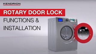 Rotary Door Lock  Functions amp Installation Instructions [upl. by Annaeerb]