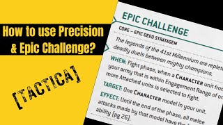 Precision and Epic Challenge Stratagem Warhammer 40k tactica [upl. by Khosrow672]