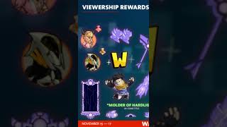 New BCX 2024 Viewership Rewards have been Revealed shorts brawlhalla fyp [upl. by Marchelle]