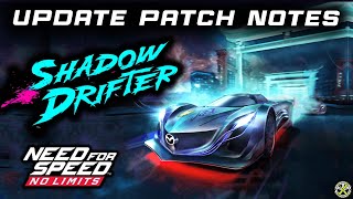 NFS No Limits  Shadow Drifter Update Patch Notes  Mazda Furai amp more [upl. by Zelazny560]