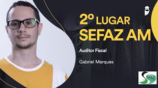 Sefaz AM batepapo com o aprovado em 2º lugar para Auditor Fiscal Gabriel Marques [upl. by Traweek]