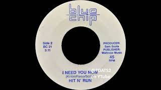 Hit N Run  I Need You Now 1982 Private Press 45 Hard Rock  AOR Canada [upl. by Yehudit]