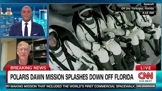 AIAA CEO Dan Dumbacher discussed what we’ll learn from the historic Polaris Dawn mission on CNN [upl. by Aibar]