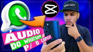 Como Enviar Áudio do WhatsApp para o CapCut [upl. by Cinemod]