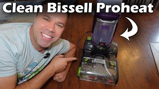 How To Clean Bissell Proheat 2x Revolution Carpet Shampooer Fast [upl. by Guria]