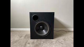 KLH SW12 Home Theater Powered Active Subwoofer [upl. by Coulter]