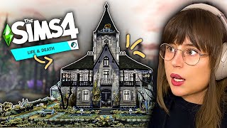 I Tried to Build a House for the Grim Reaper in The Sims 4 [upl. by Retsbew]