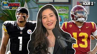 Mina Kimes on Justin Fields Trade Caleb Williams amp Shohei Ohtani  The Dan Le Batard Show [upl. by Ilamad433]