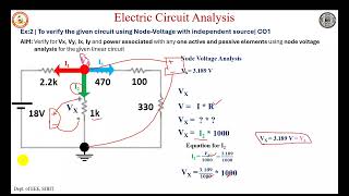 Experiment  To verify the given circuit using NodeVoltage with independent source [upl. by Balcer200]