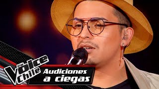 Ignacio Araneda  El crucifijo de piedra  Audiciones a Ciegas  The Voice Chile [upl. by Michell]