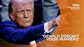 Grote bedreigingen Iran richting Trump zegt oudpresident Hij is een gewild doelwit [upl. by Noni]