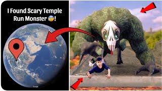 I Found Scary Temple Run Monster in Real Life On Google Earth 😰 [upl. by Petulah185]