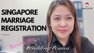 Singapore Marriage Registration [upl. by Elyk345]