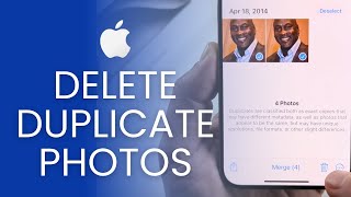 iOS 18 How To Delete Duplicate Photos On iPhone [upl. by Ahsyak904]