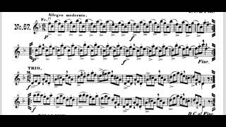 campagnoli 101 etudes No67 allegro moderato [upl. by Branham]