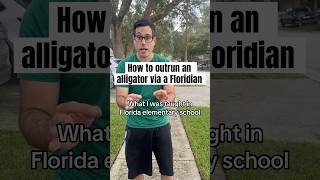 Floridians and alligators funny skit floridalife florida floridalifestyle floridaliving [upl. by Eanaj]