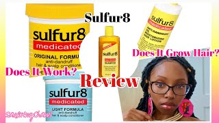 SULFUR8 REVIEW  SULFUR8 LIGHT amp ORIGINAL GREASE SULFUR8 MOISTURIZING LOTION amp SHAMPOO [upl. by Marks]