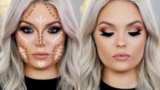 HOW TO CONTOUR ROUND FACE [upl. by Libbie18]