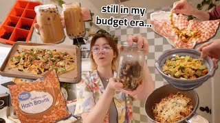 a week of realistic vegan eats but broke budgeting recessioncore edition [upl. by Som]