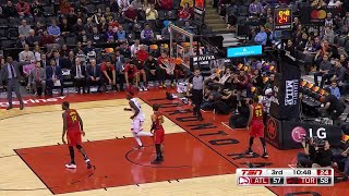 3rd Quarter One Box Video Toronto Raptors vs Atlanta Hawks [upl. by Ydak722]