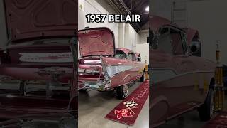 57 BELAIR🔥 lowrider classic carmodification oldschool automobile oldies westcoast impala [upl. by Nwad733]