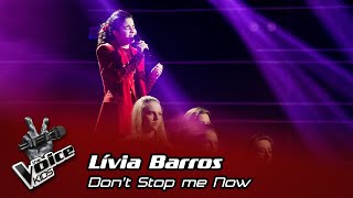 Lívia Barros  quotDont Stop me Nowquot  3ª Gala  The Voice Kids [upl. by Laks]