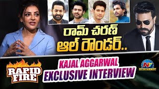 Rapid Fire with Kajal Aggarwal Satyabhama Movie  NTVENT [upl. by Baseler]