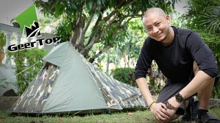 GEERTOP Blazer 1person BivyStyle Tent  First Pitch [upl. by Kennard273]