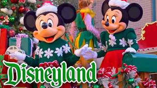 A Christmas Fantasy Parade 2024 at Disneyland  Full Show 4K POV [upl. by Smail]