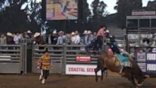 DJ Domangue rides for 8 at the PBR in Salinas [upl. by Narual]