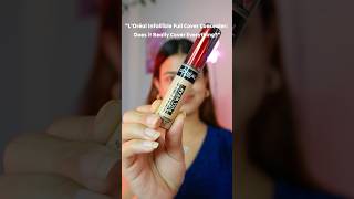 THE ULTIMATE CONCEALER TEST LOreal Infallible vs Imperfections makeup explore exploremore [upl. by Eirellav378]